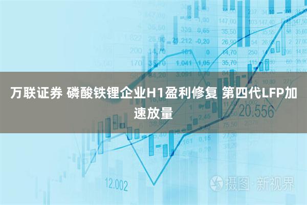 万联证券 磷酸铁锂企业H1盈利修复 第四代LFP加速放量